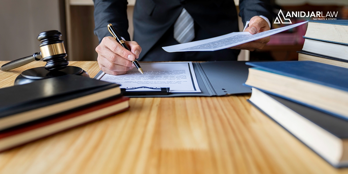 Signing documents for a Florida NFA Trust estate planning