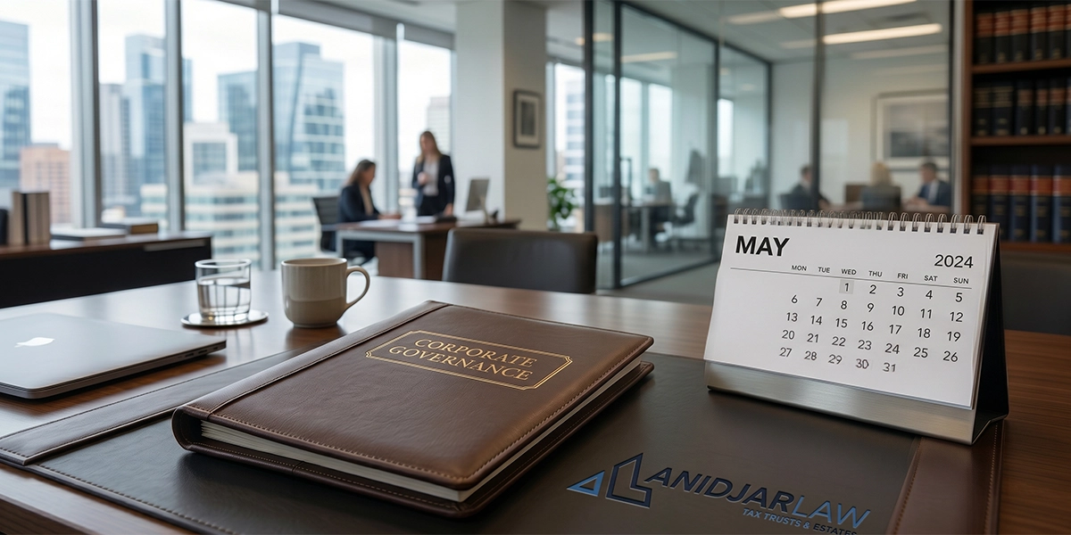 Florida annual reports are due May 1