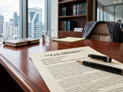 A cinematic, photorealistic image of the IRS headquarters building in Washington D.C. out of focus in the background, with a sharp, clear focus on a person in a tailored suit holding a sleek leather briefcase in the foreground. Golden hour lighting, conveying confidence, legal protection, and authority. High-end corporate style, 1200x600 resolution.