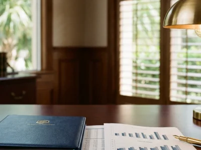 Florida sales tax voluntary disclosure records and financial ledgers on a tax attorney's desk in South Florida